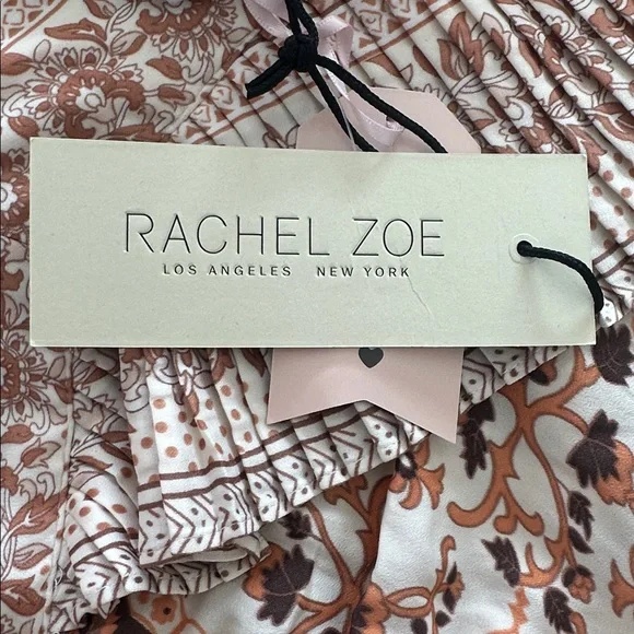 Rachel Zoe Floral Smocked Peplum Top - Picture 6 of 15